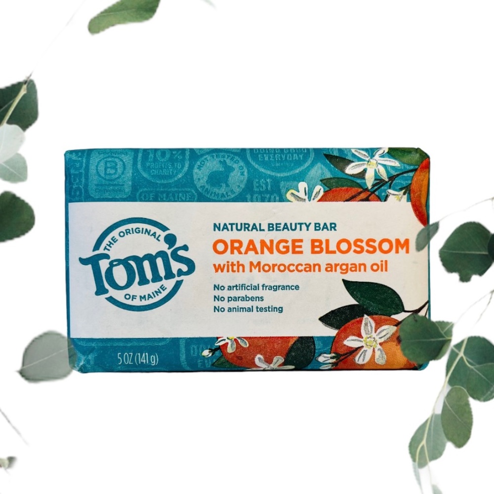 Orange Blossom Natural Beauty Bar Tom's Of Maine Bar Soap 5 Oz Each - Picture 5 of 9